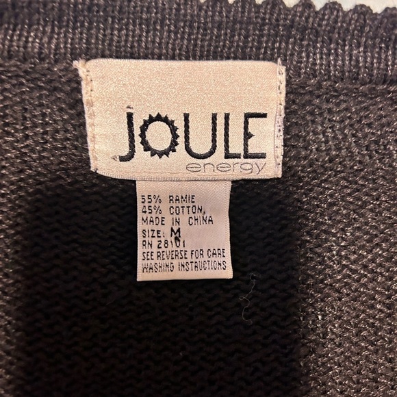 Vintage 1990's Beaded Black Sweater from Joule Energy - Size Medium - Picture 6 of 6